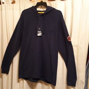 Hooded long sleeve shirt